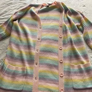 Hot topic pastel colored cardigan